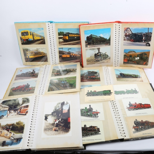 234 - 6 albums of railway photographs