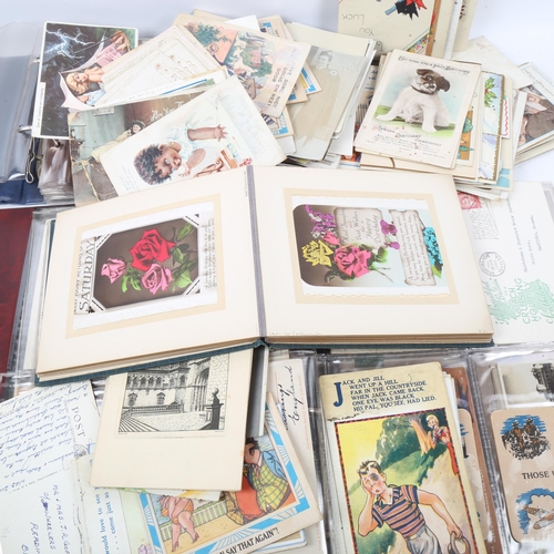 253 - A quantity of Vintage comical postcards, cartoon postcards etc (boxful)