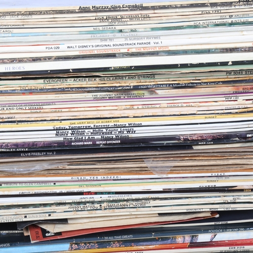 405 - A large quantity of vinyl LPs and records (4 boxes)