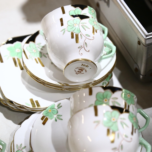 572 - Art Deco Wellington china tea set