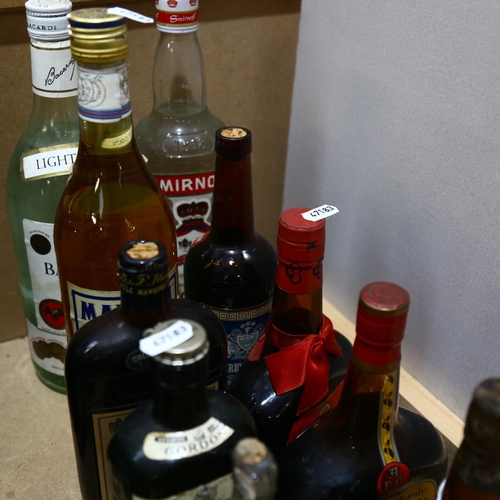 473 - Various spirits, including Vodka and Brandy (11)