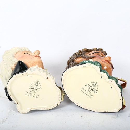 507 - 2 Royal Doulton character jugs, comprising Mozart D7031, and Schubert D7056