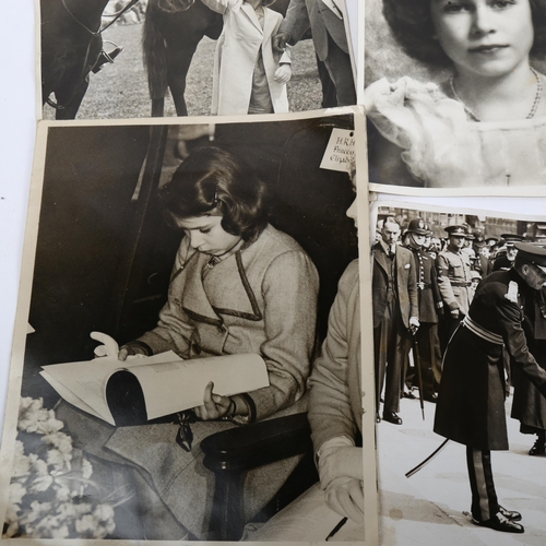 950 - Various Royal photographs, including Princess Elizabeth attending Coronation Concert for Children, M... 