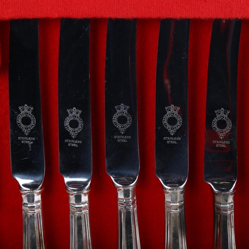 1059 - A canteen of Sheffield silver plated King's pattern cutlery