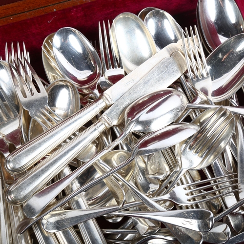 1103 - A quantity of silver plated cutlery