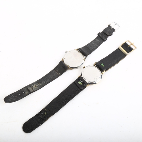 1235 - 2 Vintage mechanical wristwatches, comprising Certina and Helvetia, both working order (2)