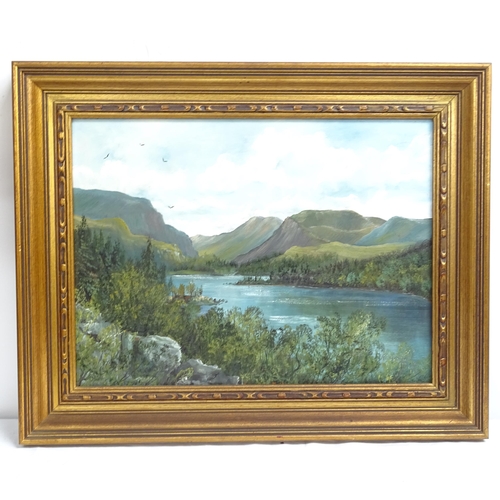 1325 - Raymond Price, 7 oil paintings, landscape and woodland scenes, all framed (7)