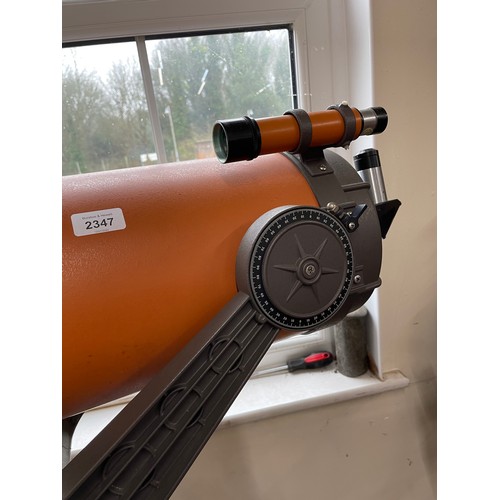 2347 - A Celestron 8 telescope, on tripod stand