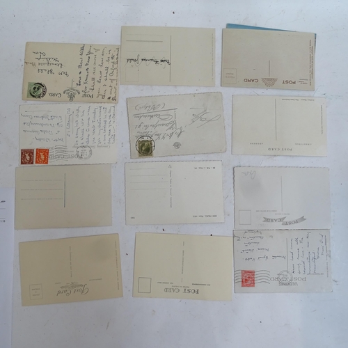 239 - A quantity of Vintage loose postcards, including topographical (boxful)