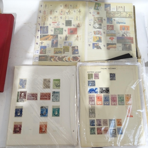 252 - A large quantity of Vintage postage stamps, albums etc (boxful)