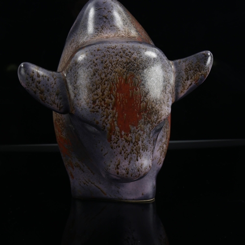 1601 - KURT TSCHONER, a Ruscha, W Germany, 1960s' bull figure, height 21cm.