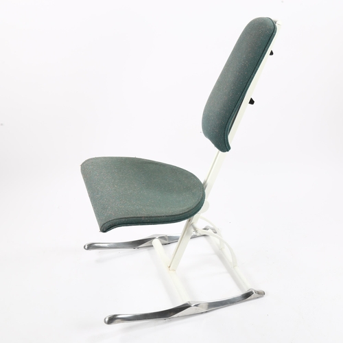 1611 - MICHAEL DYE for Hille of London, a 1990s Meridio chair, with adjustable seat back on multi position ... 