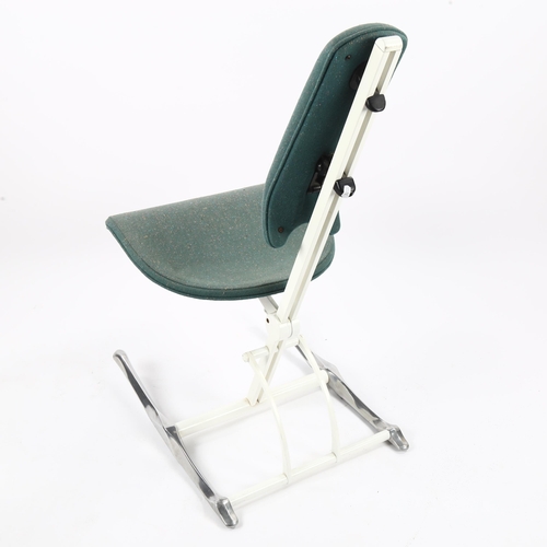 1611 - MICHAEL DYE for Hille of London, a 1990s Meridio chair, with adjustable seat back on multi position ... 