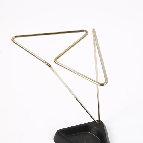 1616 - A German mid-century umbrella stand in the manner of CARL AUBOCK, height 40cm