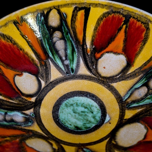 1630 - Poole Pottery mid-century table centre bowl, diameter 27cm