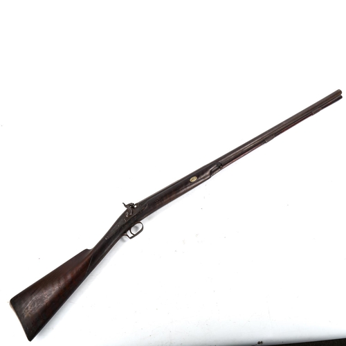 1051 - An Antique percussion rifle