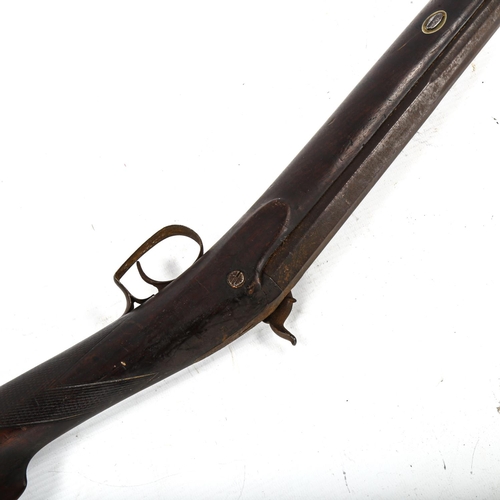 1051 - An Antique percussion rifle