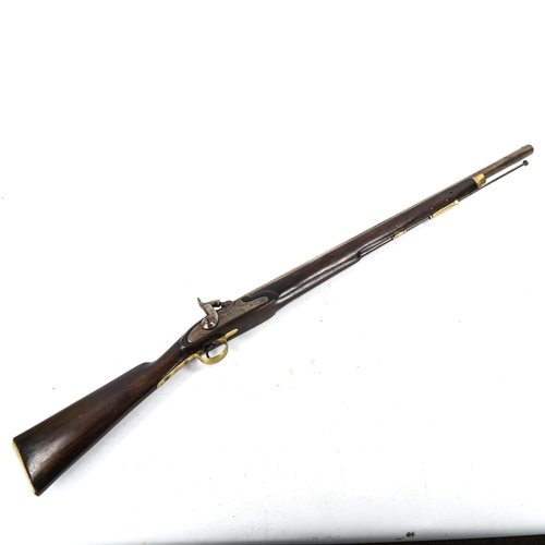 1052 - An Antique percussion rifle