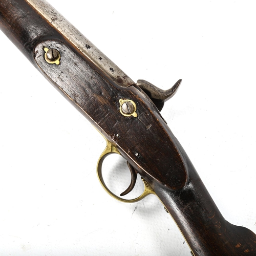 1052 - An Antique percussion rifle