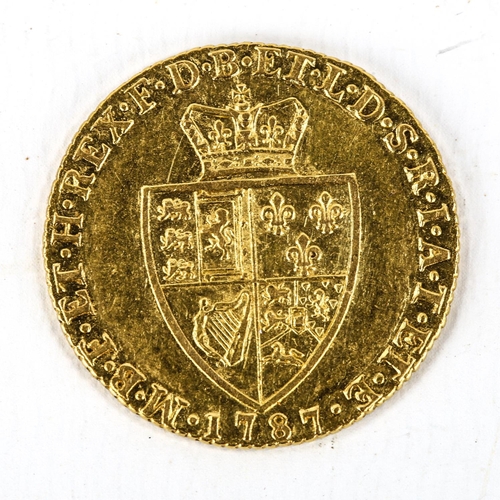 1167 - George III 1787 gold guinea