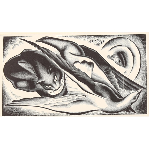 2115 - Agnes Miller-Parker (1895-1980), limited edition woodcut on paper, Sauve qui Peut (1934), 17.5cm x 1... 