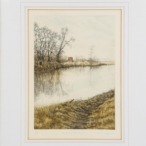 2124 - Patricia Langmead (1945), etching in colour on wove paper, Kennet and Avon Canal, signed and inscrib... 