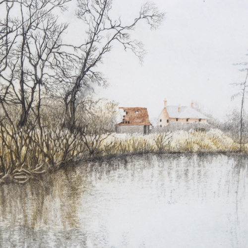 2124 - Patricia Langmead (1945), etching in colour on wove paper, Kennet and Avon Canal, signed and inscrib... 