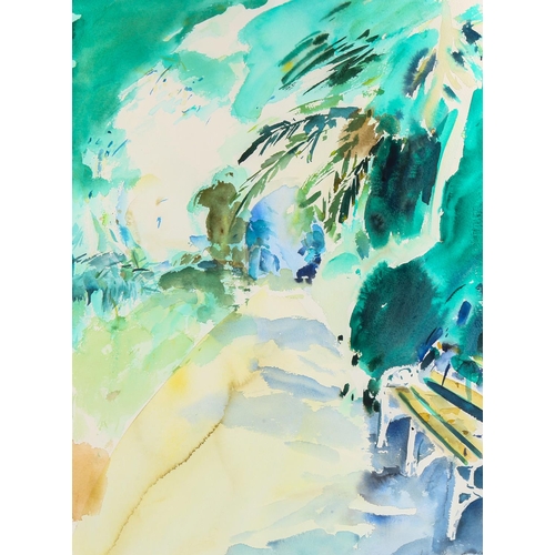 2131 - Liz Keyworth (XX-XX1), watercolour on paper, Doorway to the Palmhouse 11
(1989), signed and dated, N... 