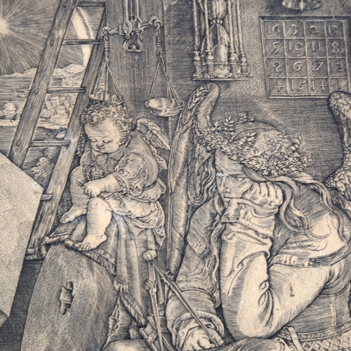 2154 - **DESCRIPTION CHANGE** *After* Albrecht Durer, engraving on laid paper, melencolia, image 23cm x 18c... 