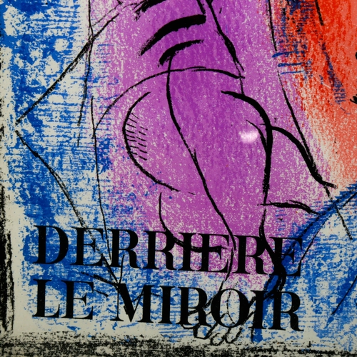 2255 - Marc Chagall, original lithograph, 'The Trap', cover for Derriere Le Miroir 1962, Mourlot 355, sheet... 