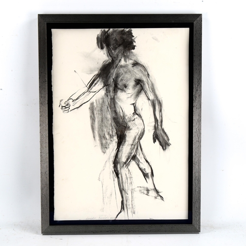 2179 - Christos Tsimaris, charcoal life study, 2012, signed, 60cm x 40cm, framed