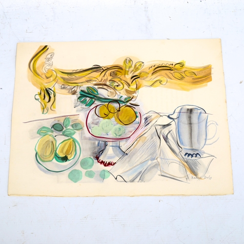 2224 - Raoul Dufy, lithograph on handmade paper, still life, 1952, sheet size 28cm x 38cm, unframed