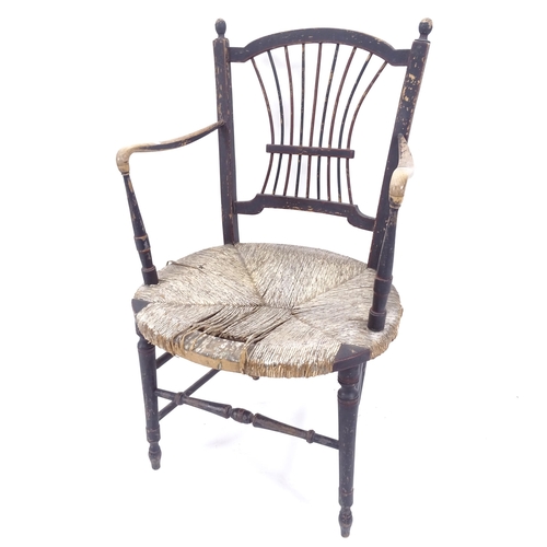 2015 - A 19th century armchair, designed by D.G. Rossetti by for Morris & Co