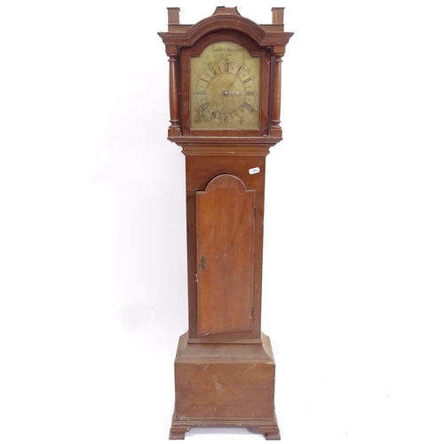 2053 - A mahogany Granddaughter longcase clock, by Biddle & Mumford of London, after Calab Leach of Plymout... 