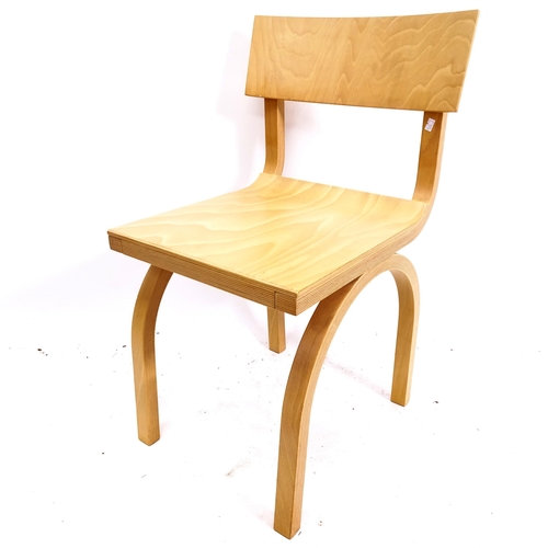 2132 - KONSTANTIN GRCIC for MONTINA ITALY - a Cramer laminated bentwood chair, 1995