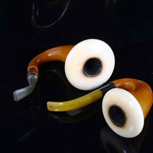 111 - 2 large Calabash gourd smoking pipes