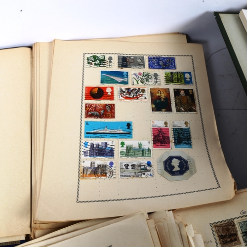 123 - Various Vintage postage stamp albums, including Penny Red etc