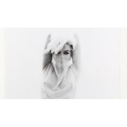 244 - Bert Stern, Marilyn, large photographic print, signed and dated 1962 verso, sheet size 60cm x 50cm, ... 