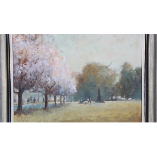 331 - Jon Peaty (1914 - 1991), pair of oils on board, Castle Howard, Brideshead, and scene near Walton Yor... 