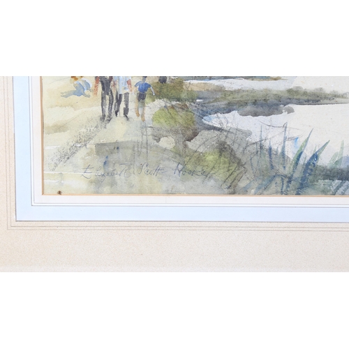 62 - Elizabeth Scott-Moore (1902 - 1993), watercolour, wet wintery weather Kent, signed, 37cm x 55cm, fra... 