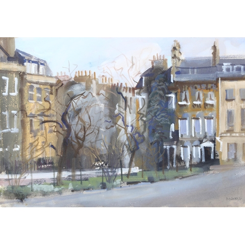 64 - Sam Dodwell (1909 - 1990), watercolour, Catherine Place Bath, signed, 35cm x 50cm, framed