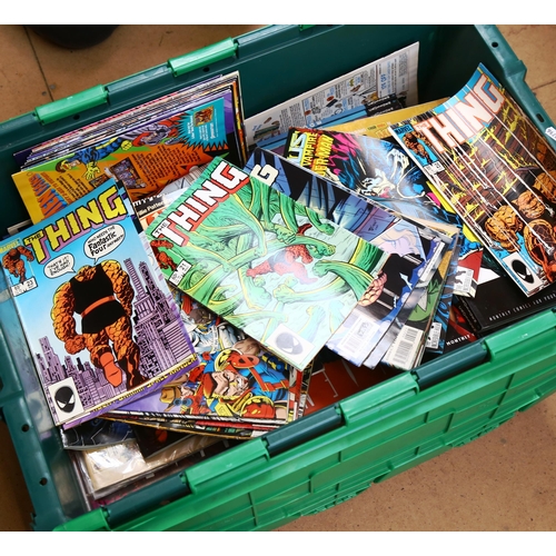 112 - A large quantity of Marvel comics (boxful)