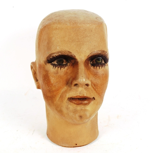 181 - A hand painted composition mannequin head, by Sperling Models Ltd