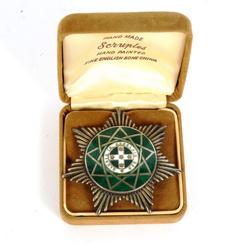 189 - A Victorian silver Royal Order of Scotland Masonic jewel, Gloria In Excelsis Deo, hallmarks London 1... 