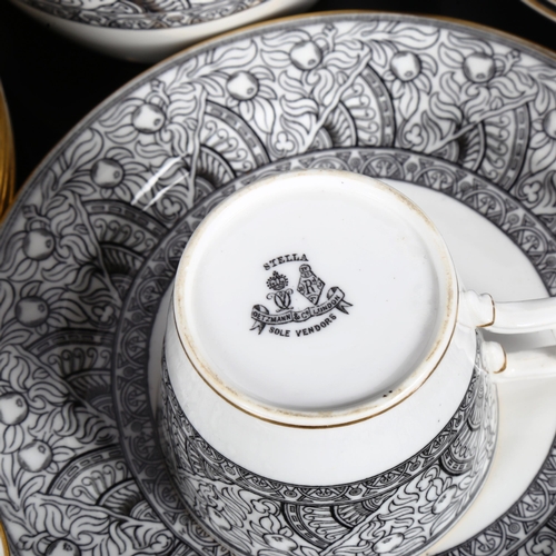 237 - Detzmann & Co Stella pattern tea set