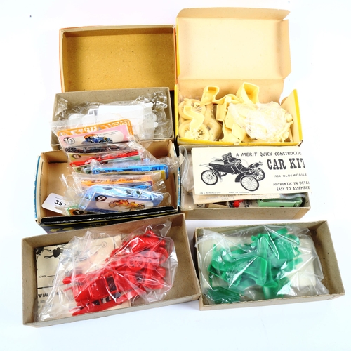 351 - Boxed Vintage plastic Veteran car assembly kits