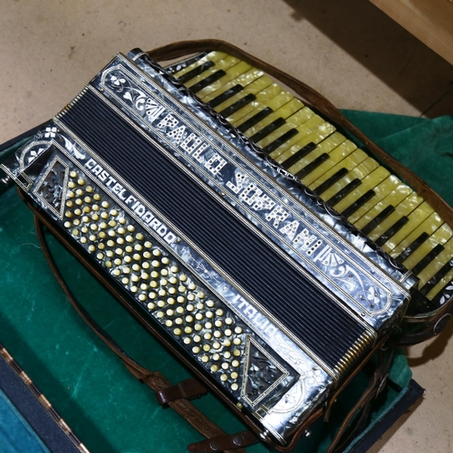 468 - A Paolo Soprani Italian piano accordion, with case