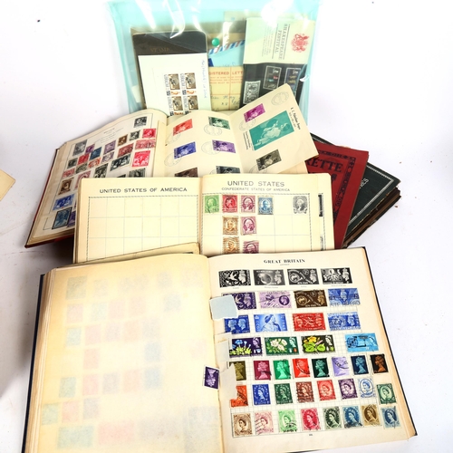 788 - Stamp albums, cigarette cards etc