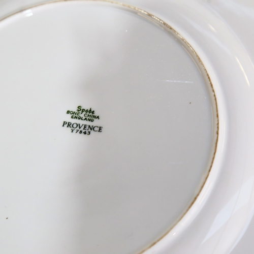 883 - Spode Provence pattern dinnerware, including vegetable tureen, 27cm dinner plates, soup bowls etc