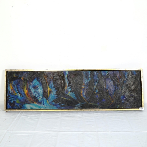 1564 - LYALL WATSON, oil on board, Joan of Arc, 1963. 119cm x 35cm